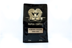 <b>Papua Peaberry with Real Gold (12oz)</b>